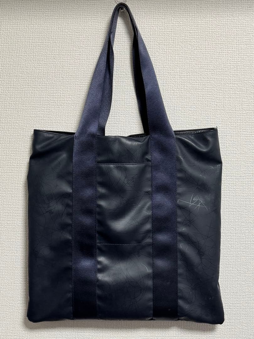 【Vivienne Westwood】PVC レザー トートバッグ ネイビー
