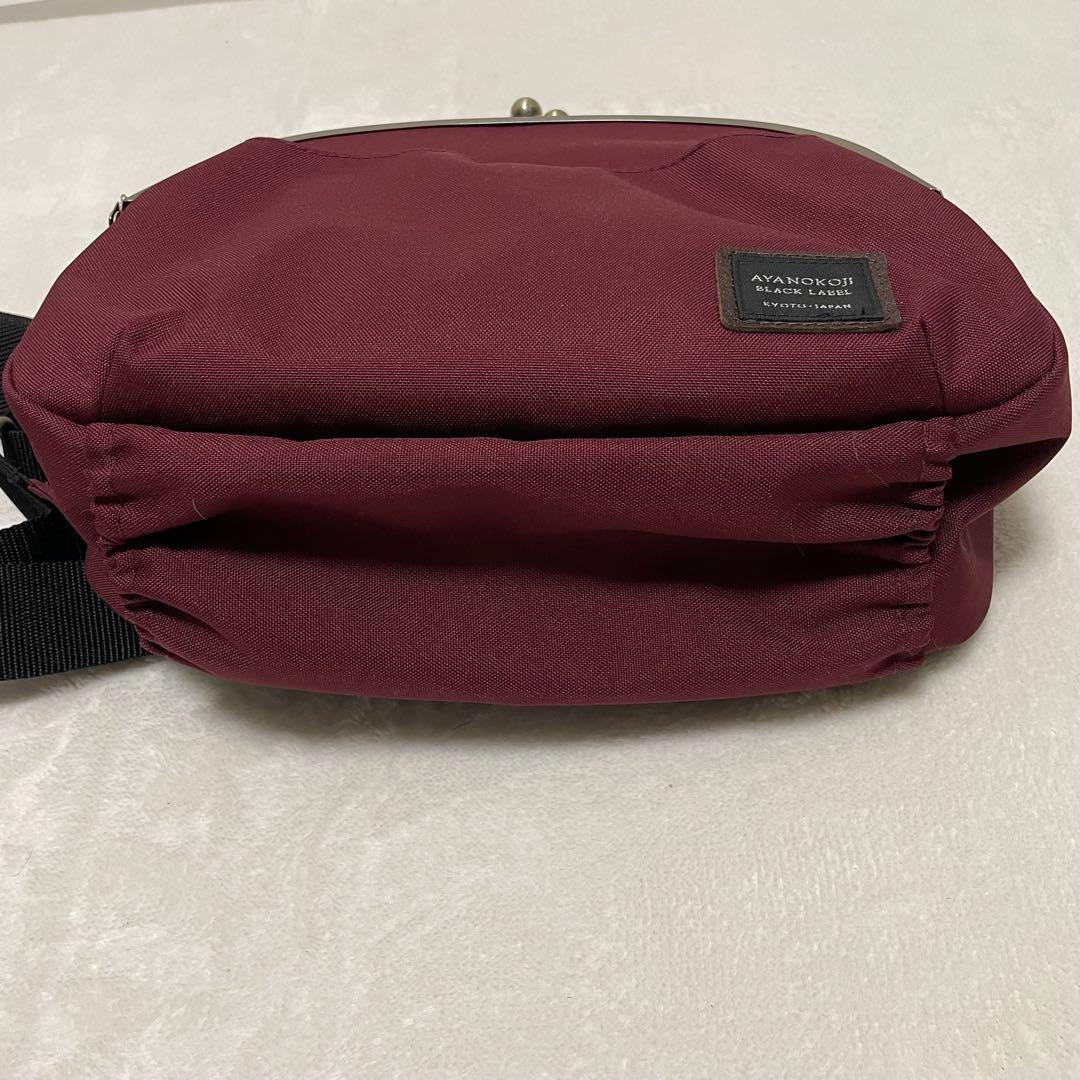 AYANOKOJI アヤノコウジ　がま口　ボディバッグ ボルドー　ワインレッド