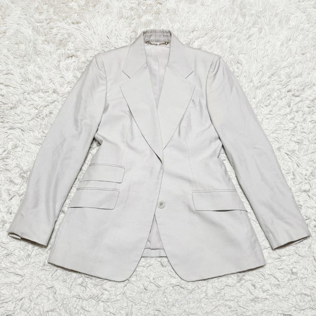 極美品 グッチ スーツ セットアップ パンツ シルク素材