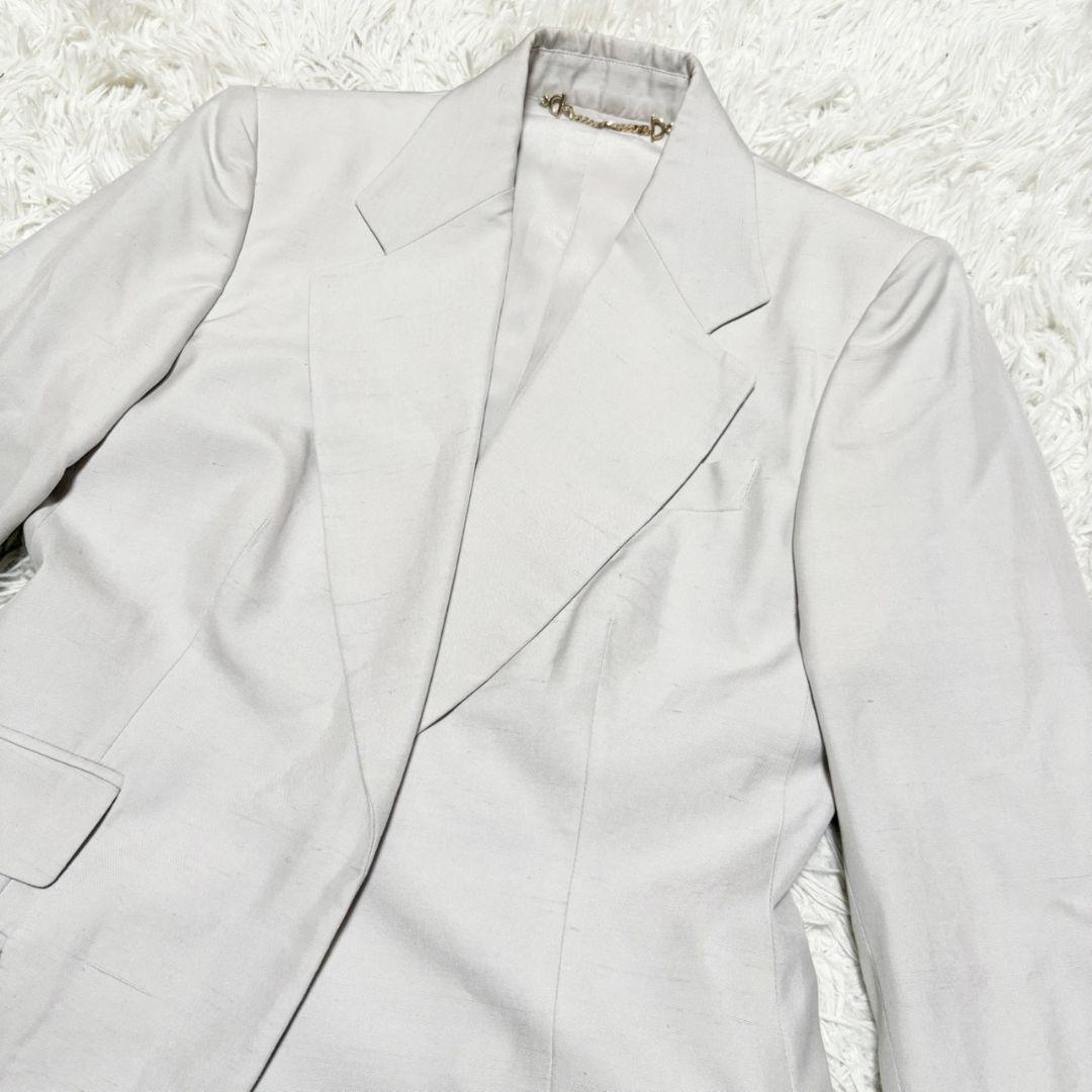極美品 グッチ スーツ セットアップ パンツ シルク素材