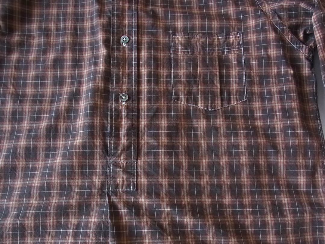 THE CORONA UTILITY／プルオーバーチェックB.Dシャツ コロナ