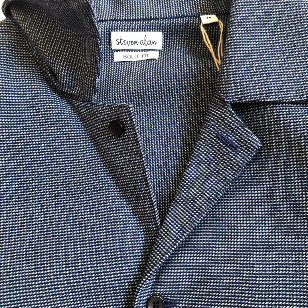 Steven Alan T/Wドビー ボックス キャンプカラー シャツ ボールド