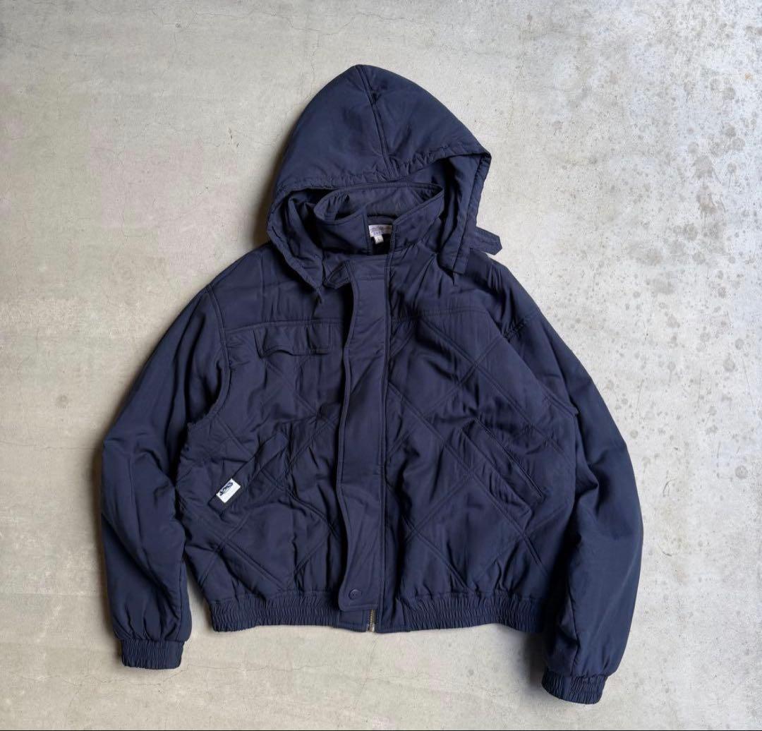 yardsale ネイビー フード付き ナイロンジャケット Hiro