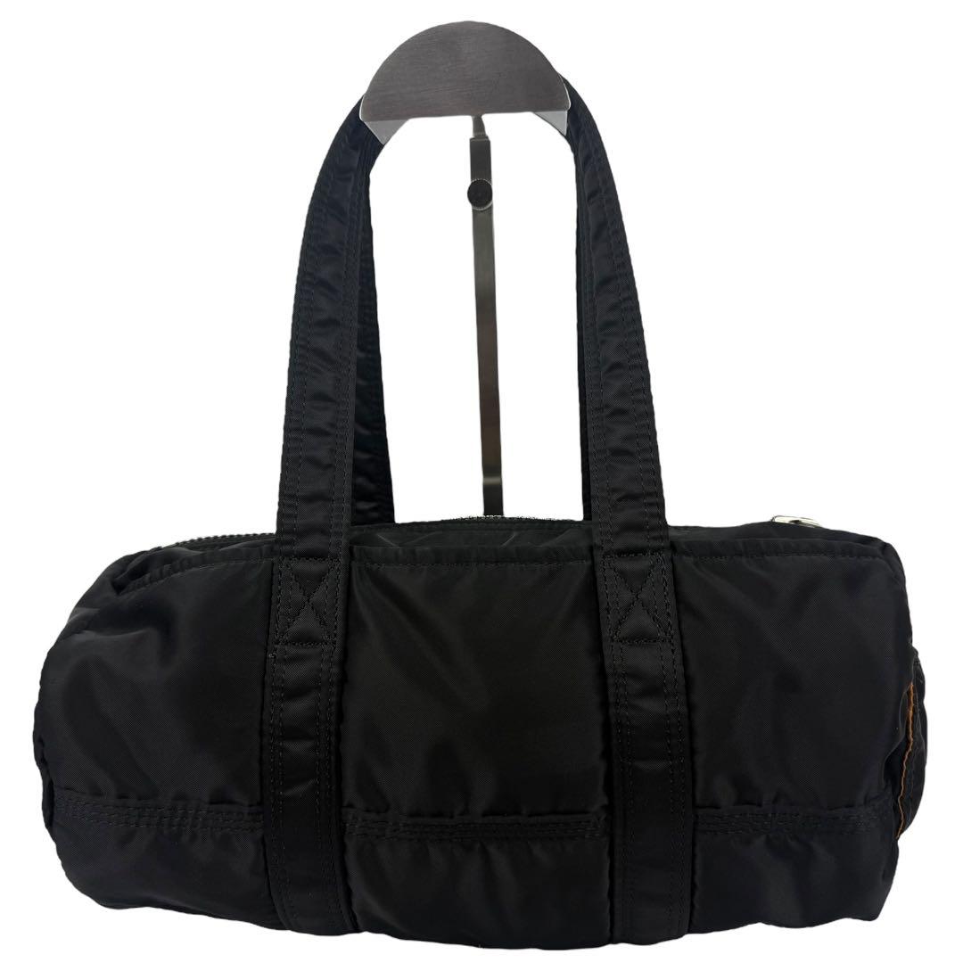 【美品】PORTER ポーター タンカー ミニボストンバッグ 肩掛け ブラック