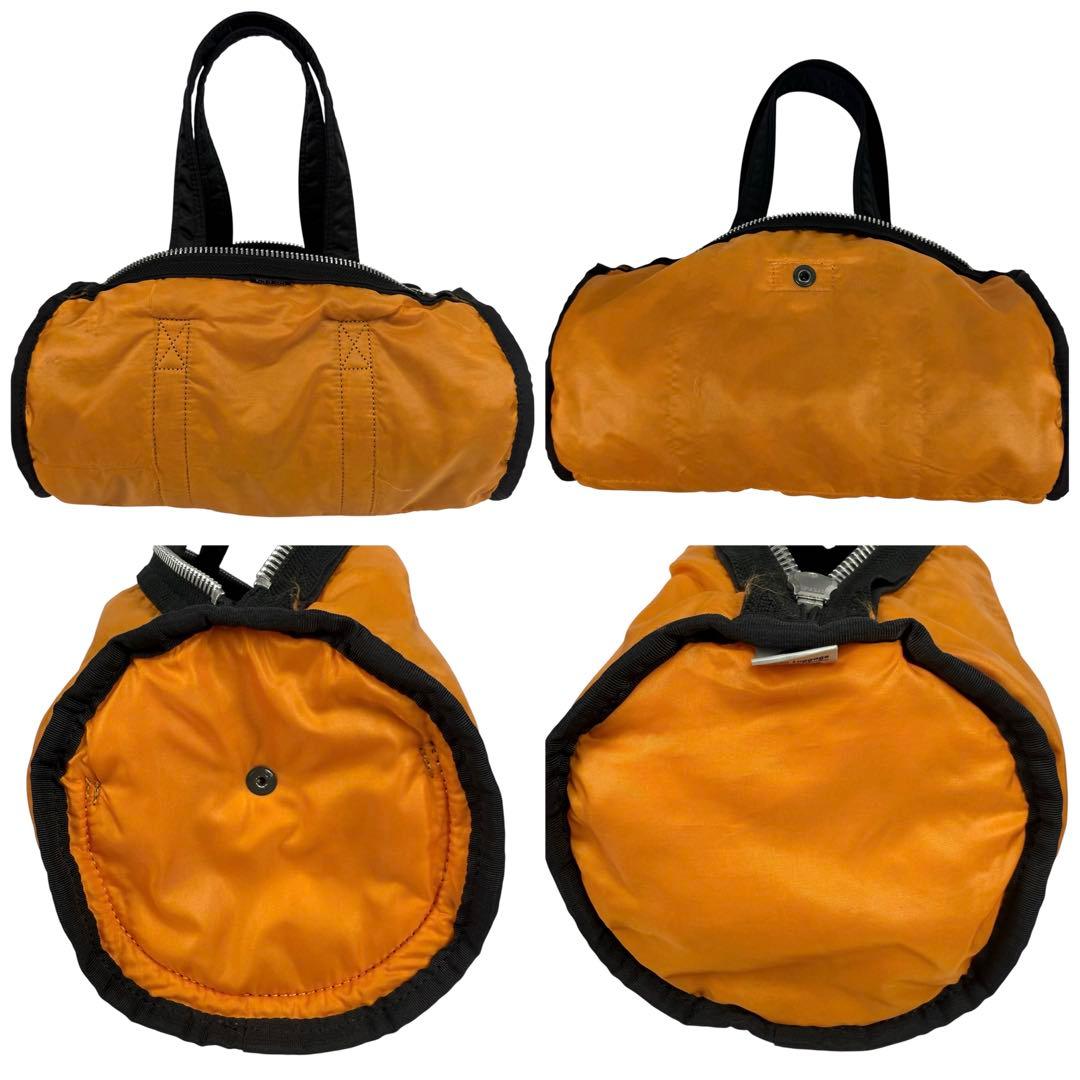 【美品】PORTER ポーター タンカー ミニボストンバッグ 肩掛け ブラック