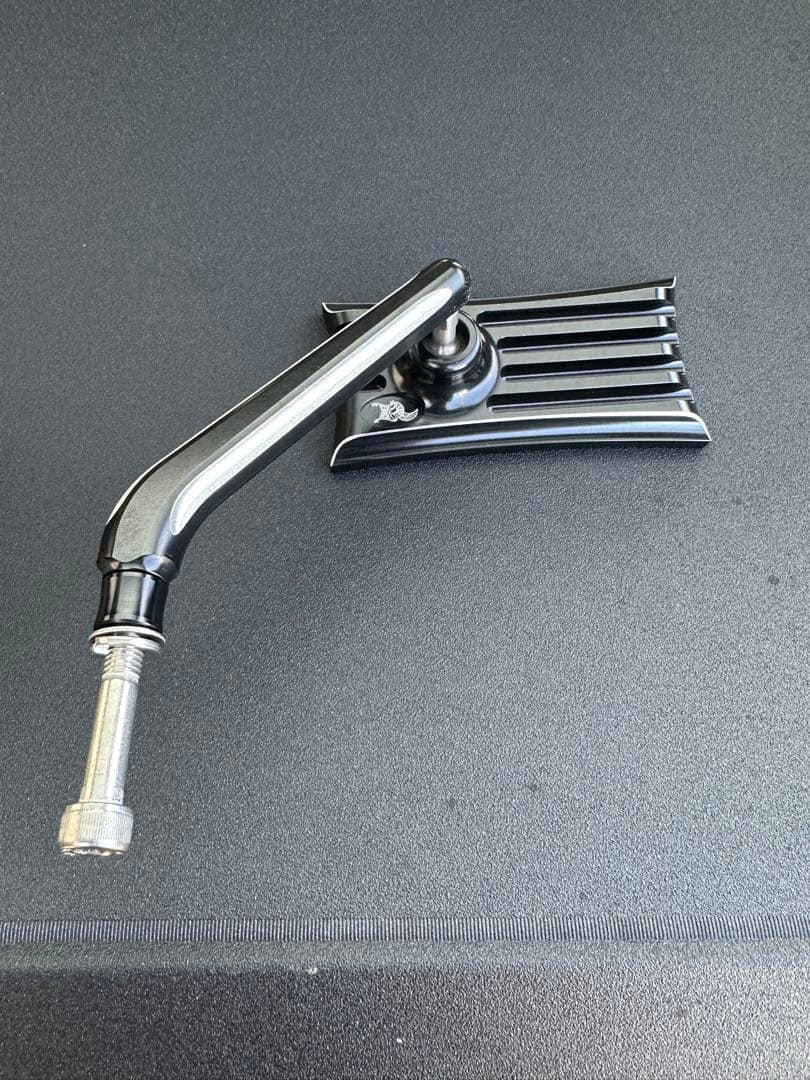 KEN'S FACTORY ラピッドシリーズ ミラー ブラックマシンカット左右