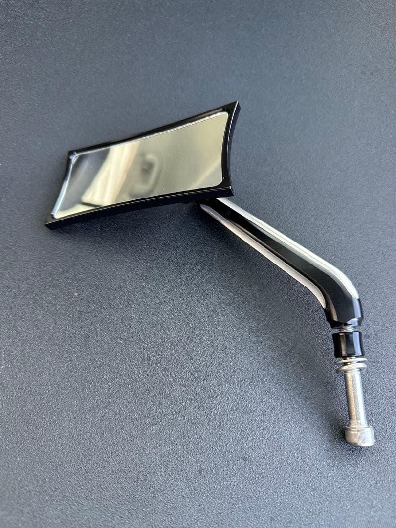 KEN'S FACTORY ラピッドシリーズ ミラー ブラックマシンカット左右