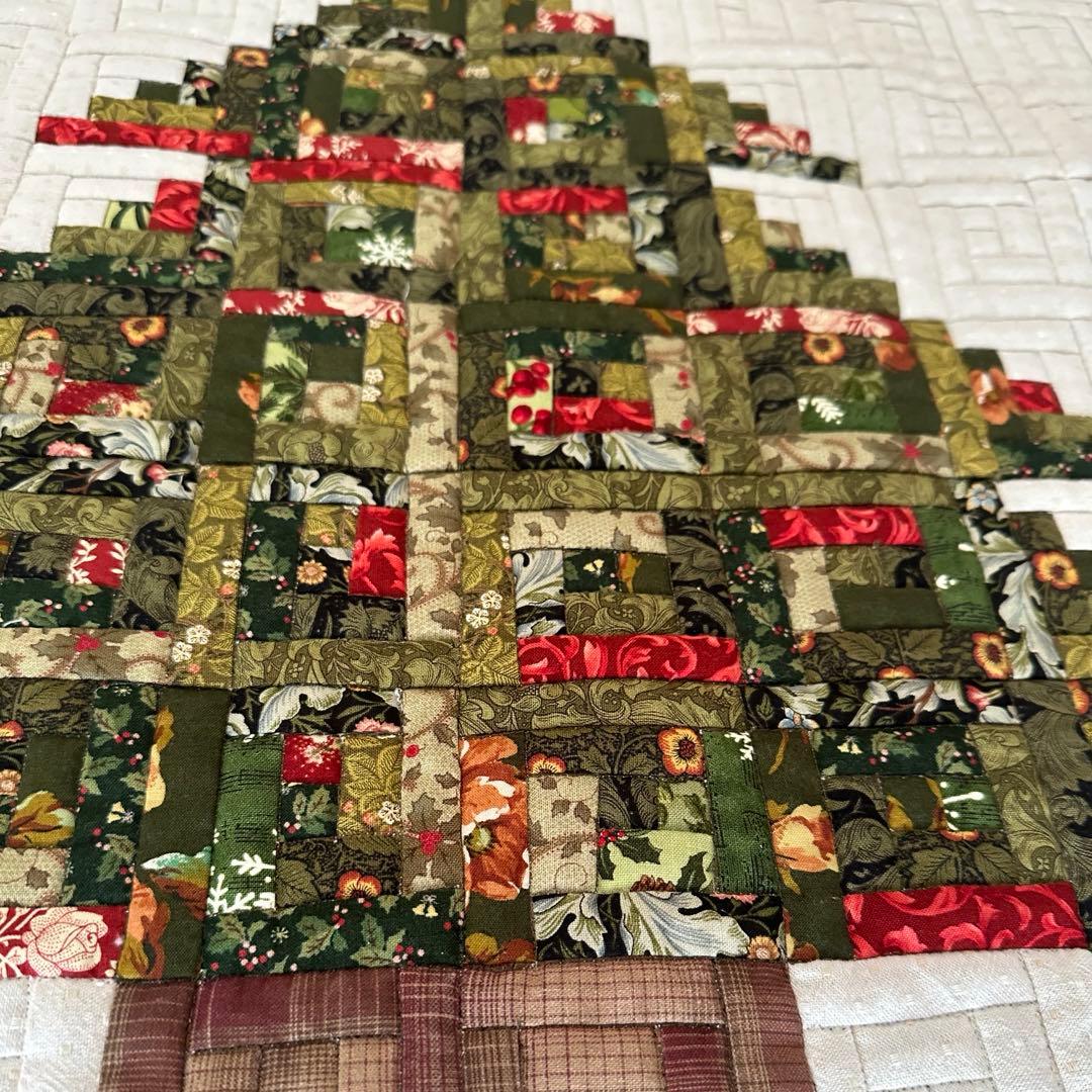 ハンドメイド　クリスマスキルトタペストリー