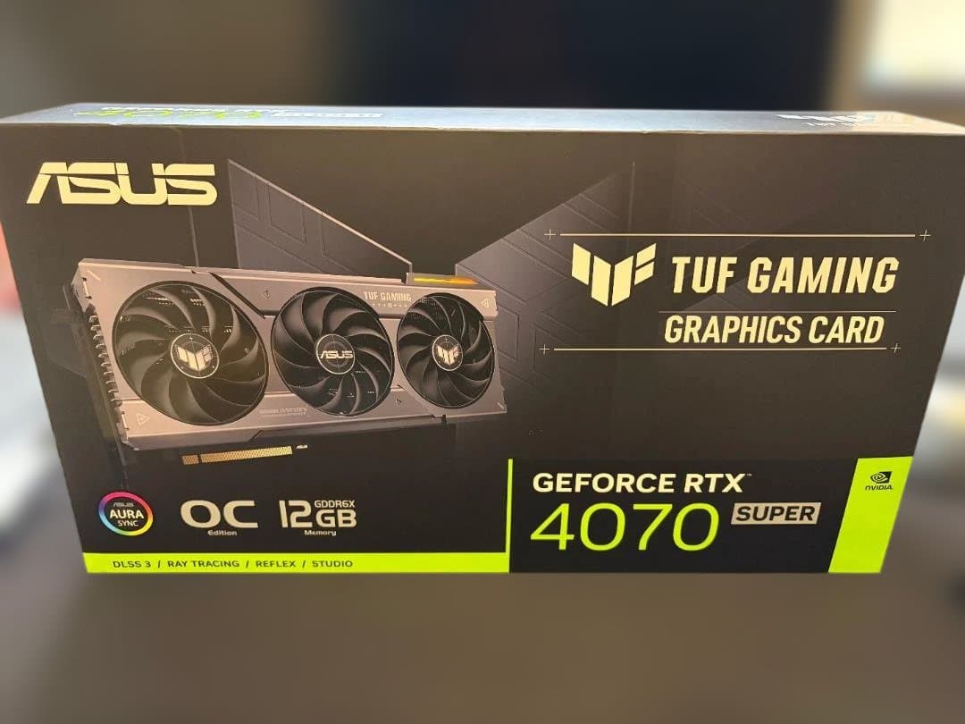 【領収書付】ASUS TUF GeForce RTX 4070 SUPER