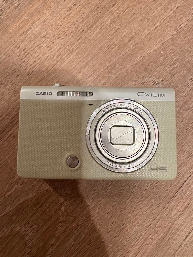 CASIO EXILIM H5 コンパクトデジタルカメラ クリーム色