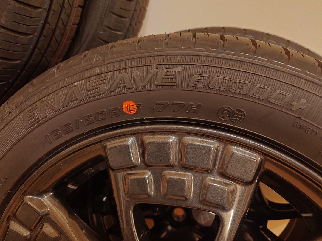 新型デリカミニ 純正15インチホイール&タイヤ4本セット