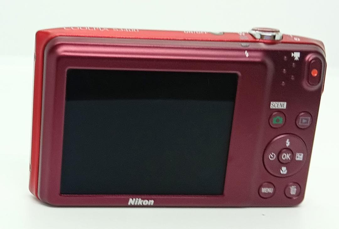 デジタルカメラ Nikon COOLPIX S3400 Red 20.1MP 7x Zoom