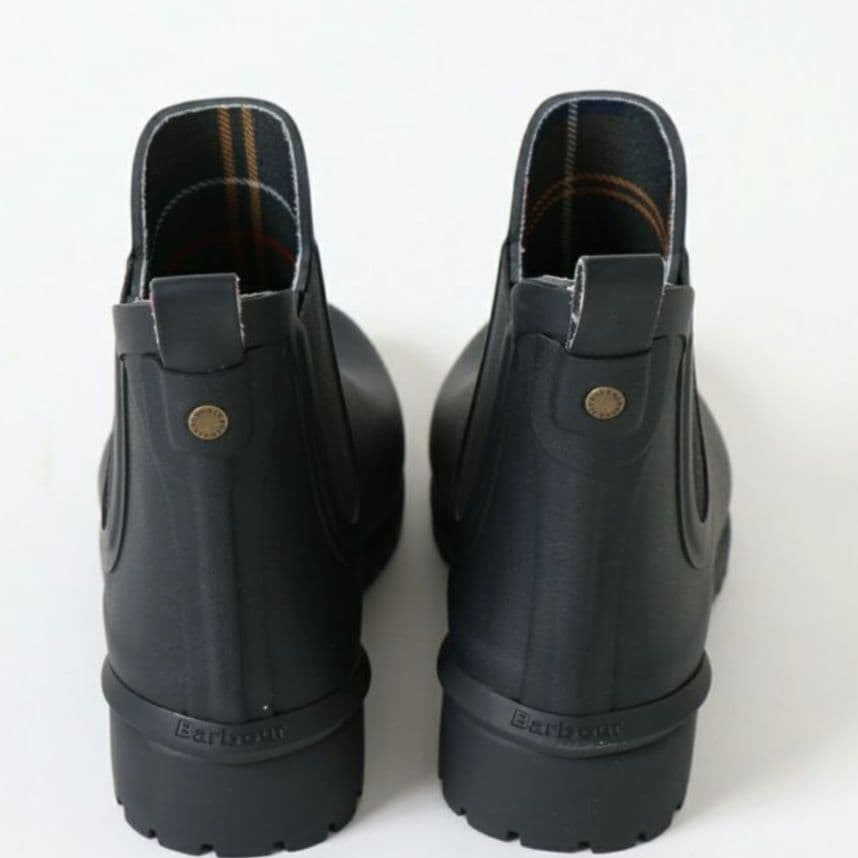 BARBOUR バウアーサイドゴアレインブーツ24センチ　マーコート　雨靴