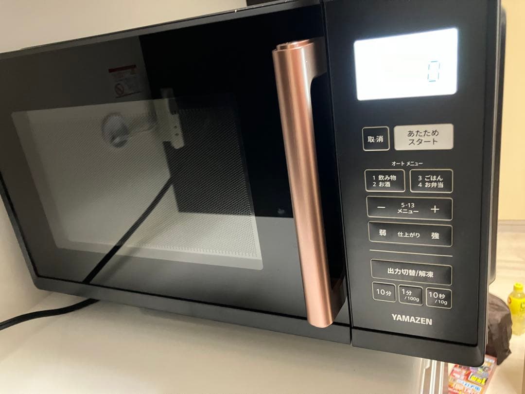 YAMAZEN　フラット単機能電子レンジ