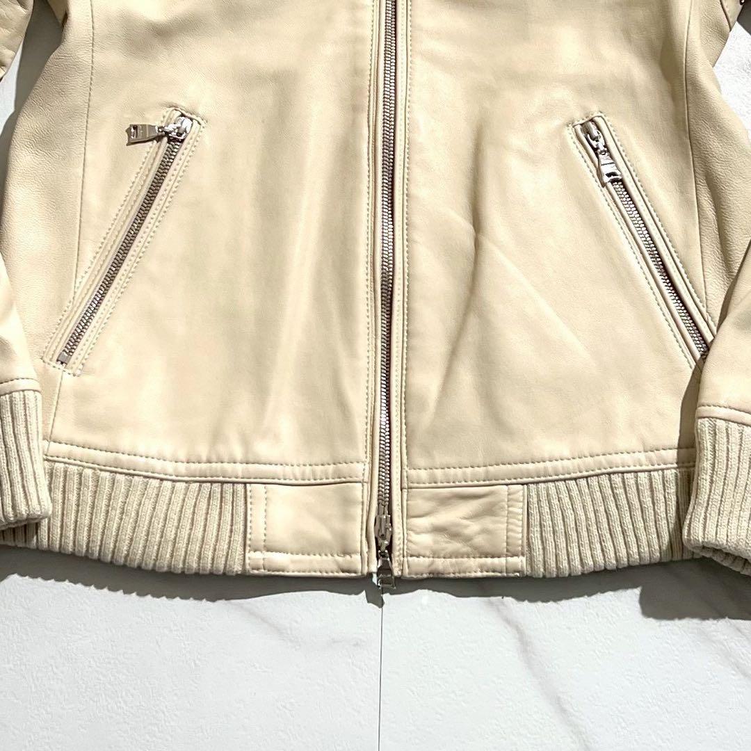 【極美品/S】LOVELESS ラブレス ラムレザー ライダース ジャケット