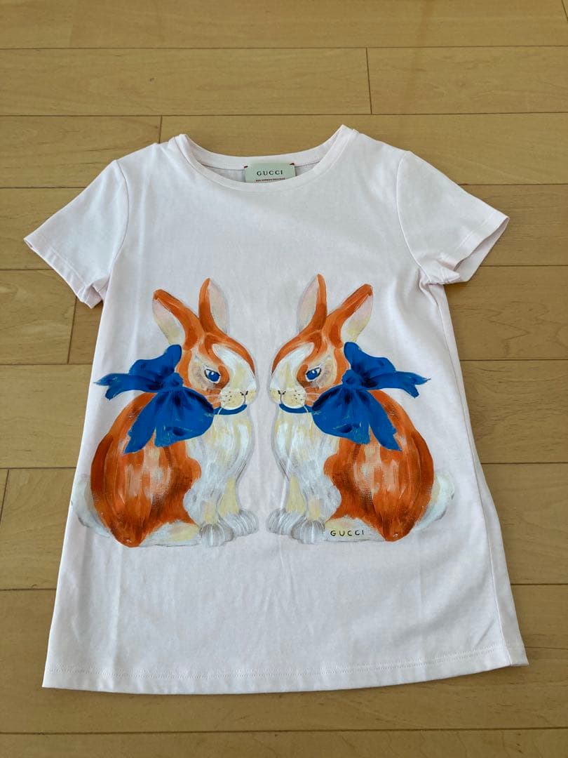 新品！GUCCI×ロンハーマンコラボ　Tシャツ サイズ10 ピンク