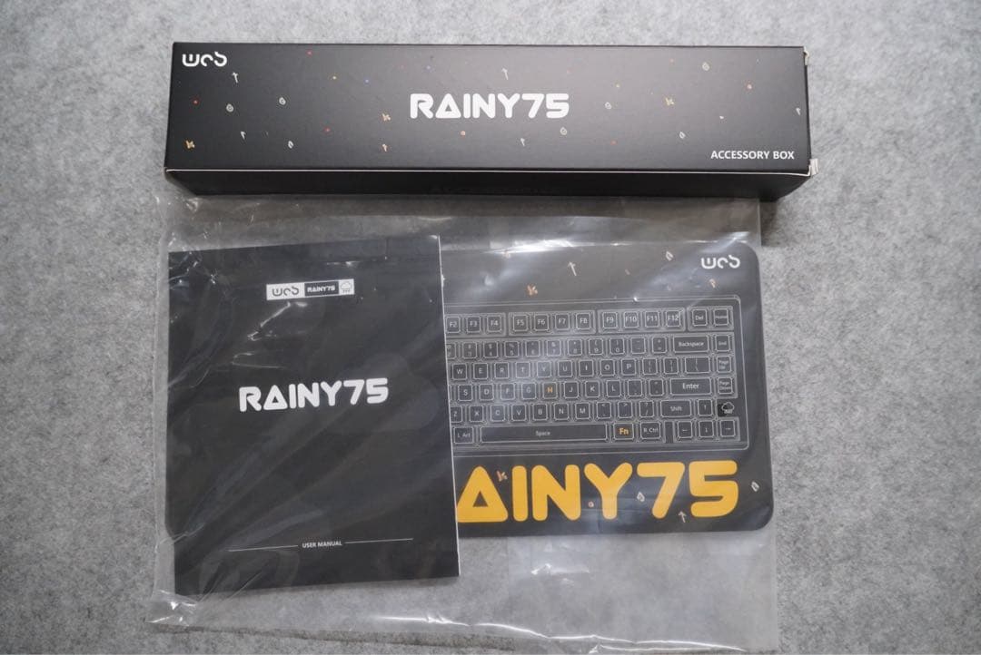 【中古美品】WOBKEY Rainy75 Pro ブラック