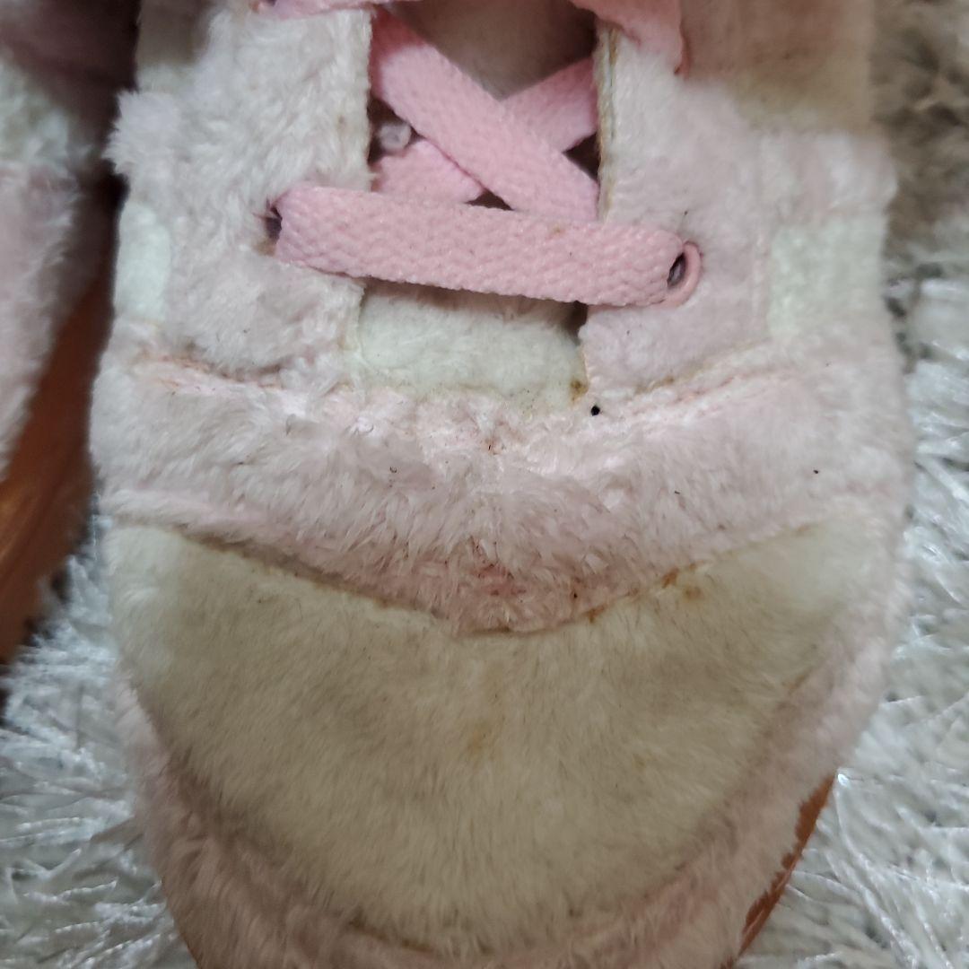 Adidasジェレミースコット クマ顔デザイン スニーカー ピンク