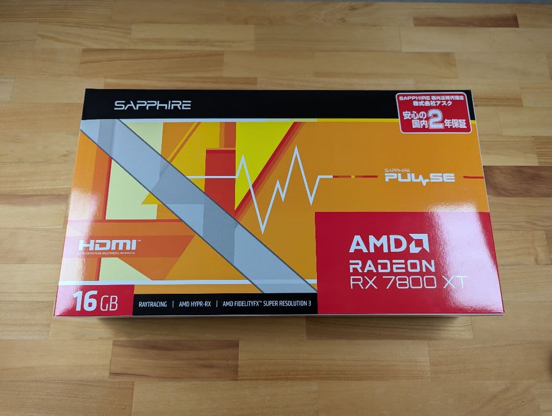 グラフィックボード・グラボ・ビデオカード Sapphire Radeon RX 7800 XT 16GB