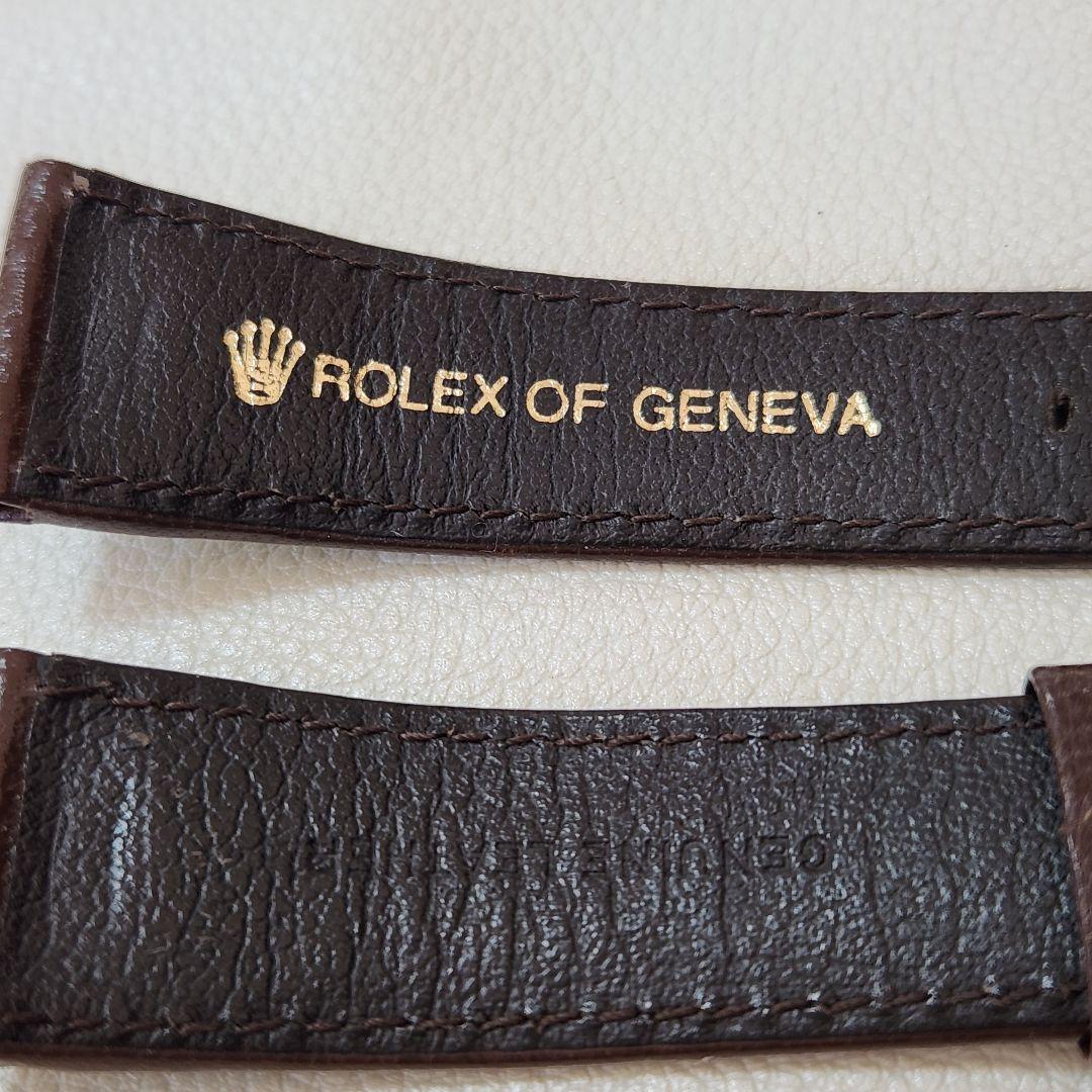 専用N㊹ロレックス純正　20～16mm YGF尾錠付きベルト 革バンド