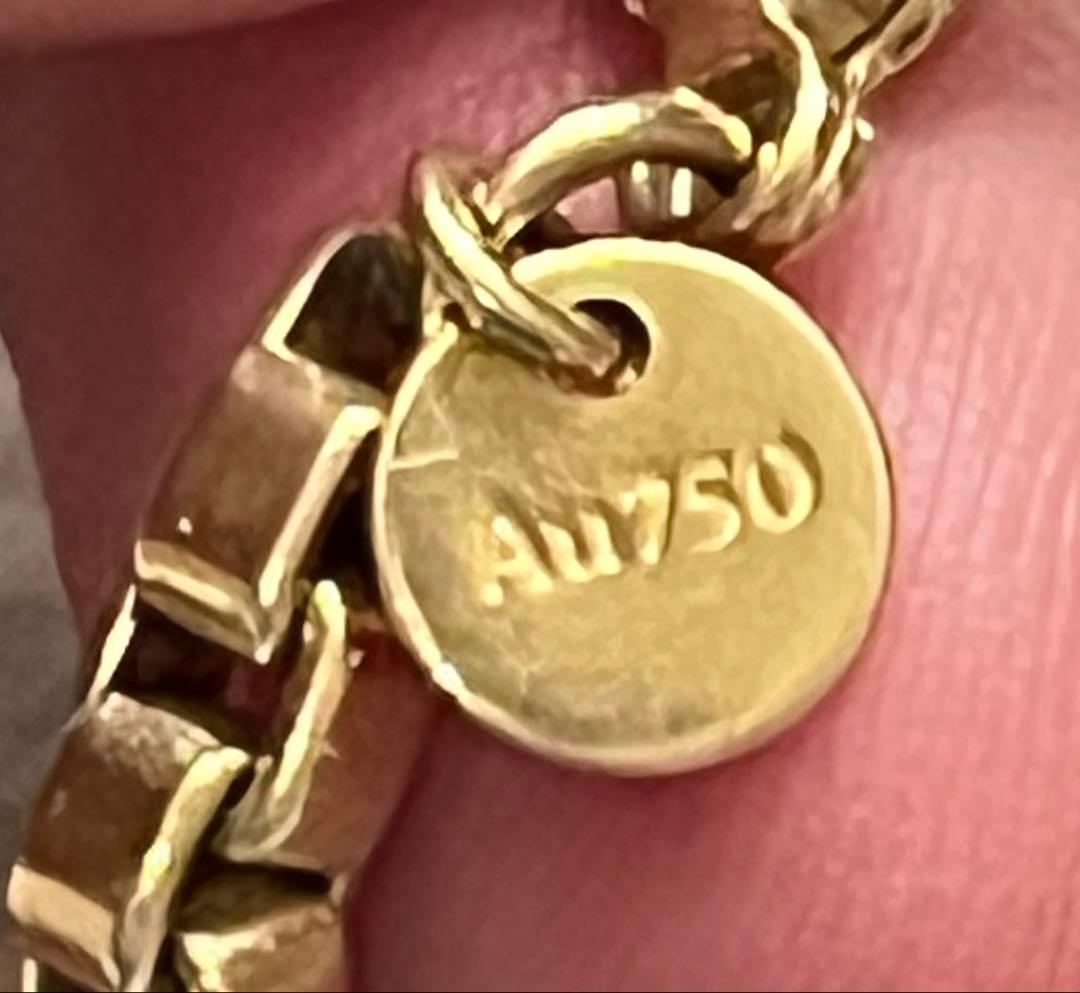 Tiffany ティファニー　k18 YG 18金　ベネチアン　ブレスレット