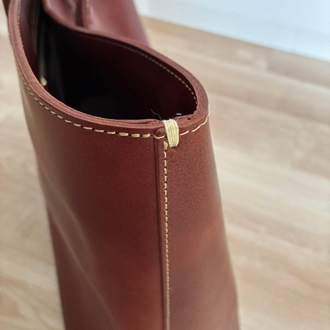 土屋鞄　ディアリオラージトート　数量限定色　ブラウン