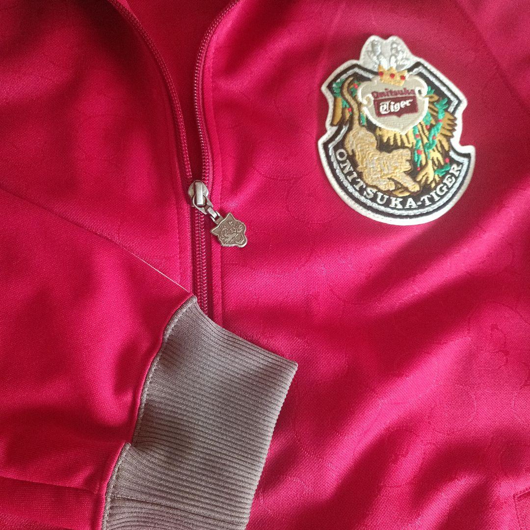 オニツカ タイガー ジャージ 赤 L
