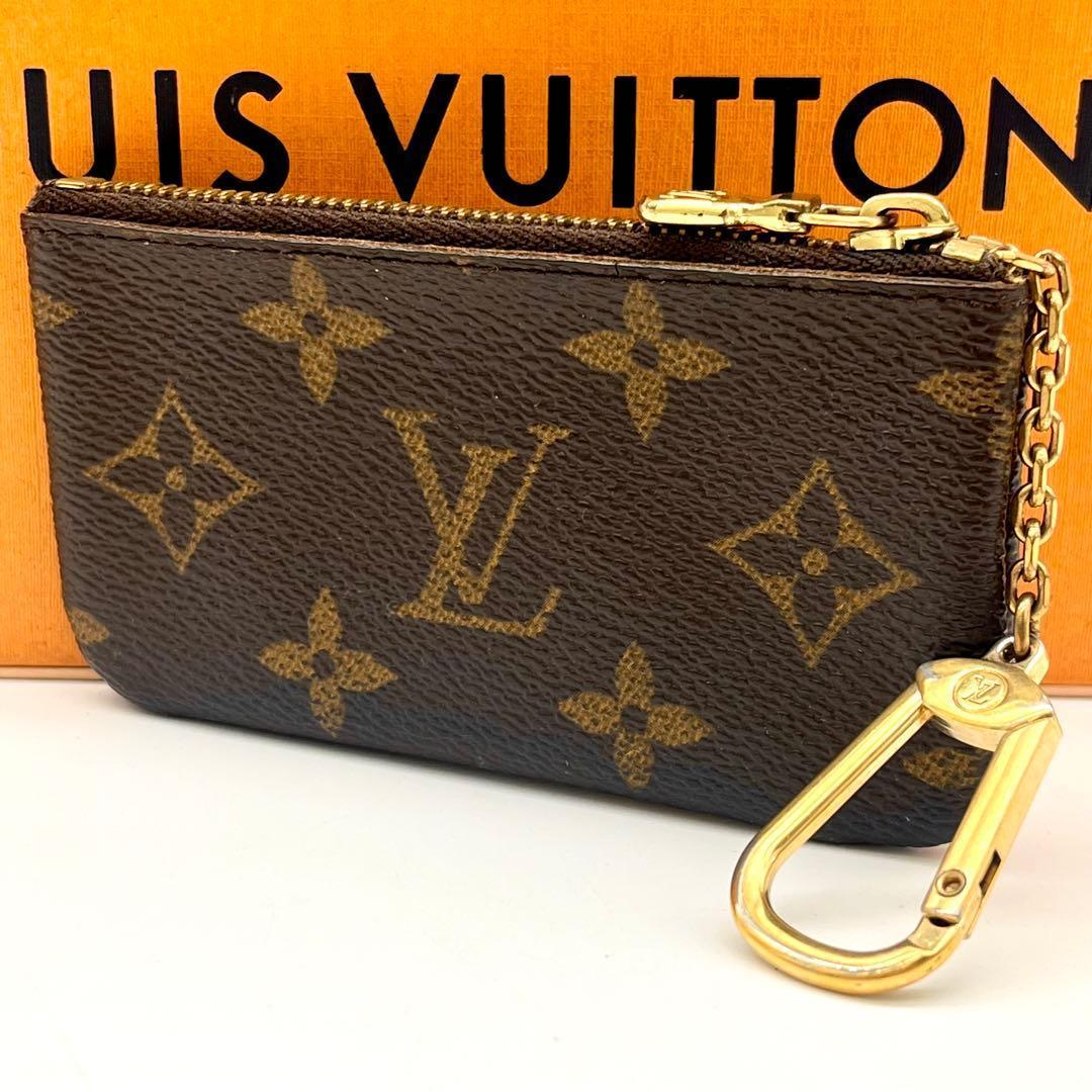 ルイヴィトン モノグラム ポシェットクレ ケース 正規品 本物 男女兼用