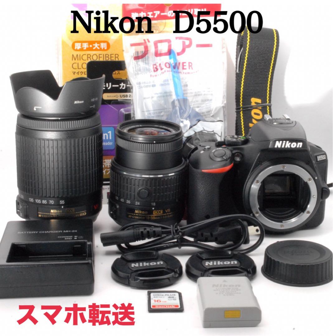 ✨スマホ転送✨Nikon D5500 イベント撮影 初心者おすすめ 望遠セット