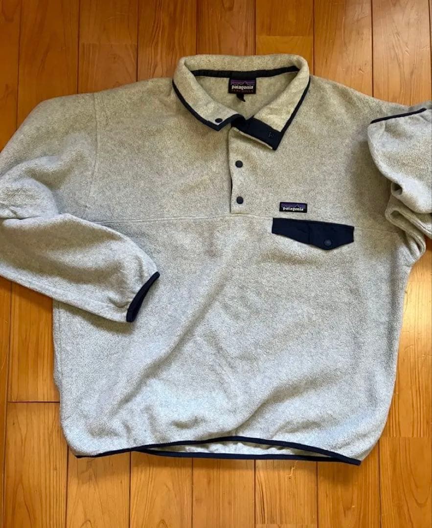 Patagonia スナップT アッシュグレー