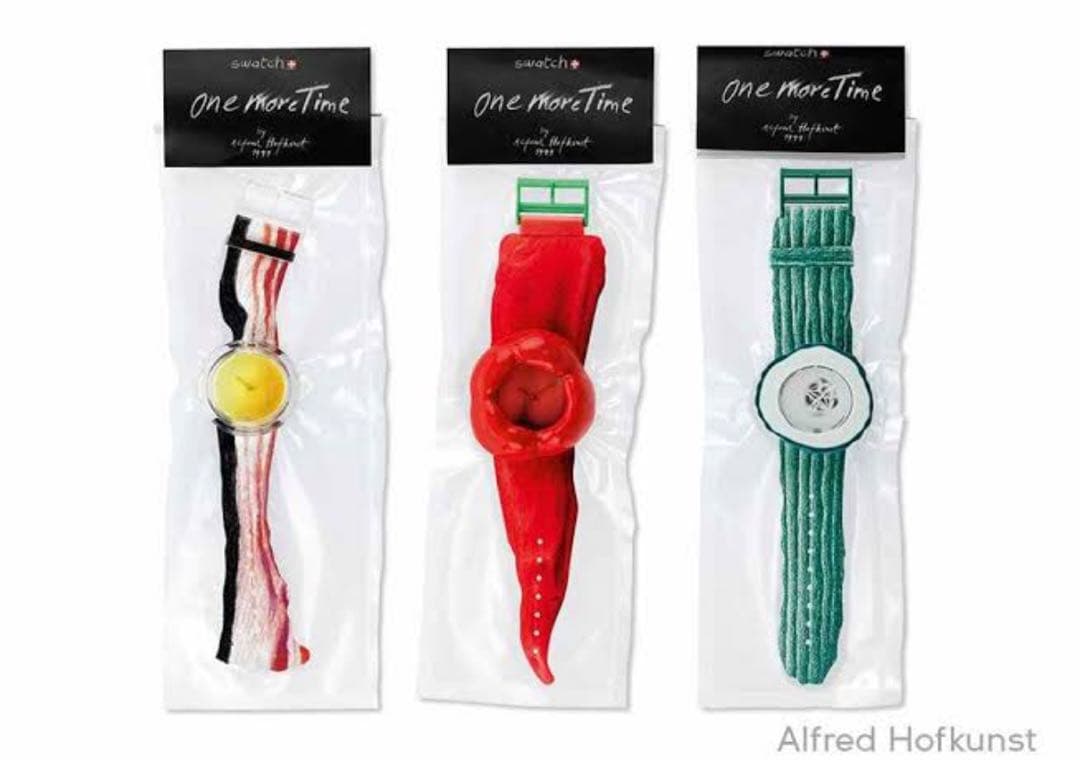 swatch 腕時計　赤パプリカ ズッキーニ ベーコン　希少