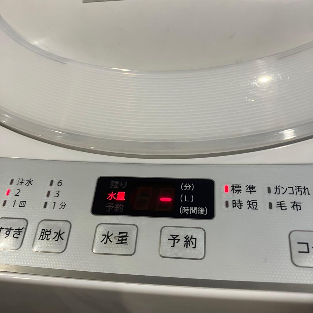 な*と様 【2021年製】シャープ 洗濯機 7kg ES-GE7E 風乾燥 ステ