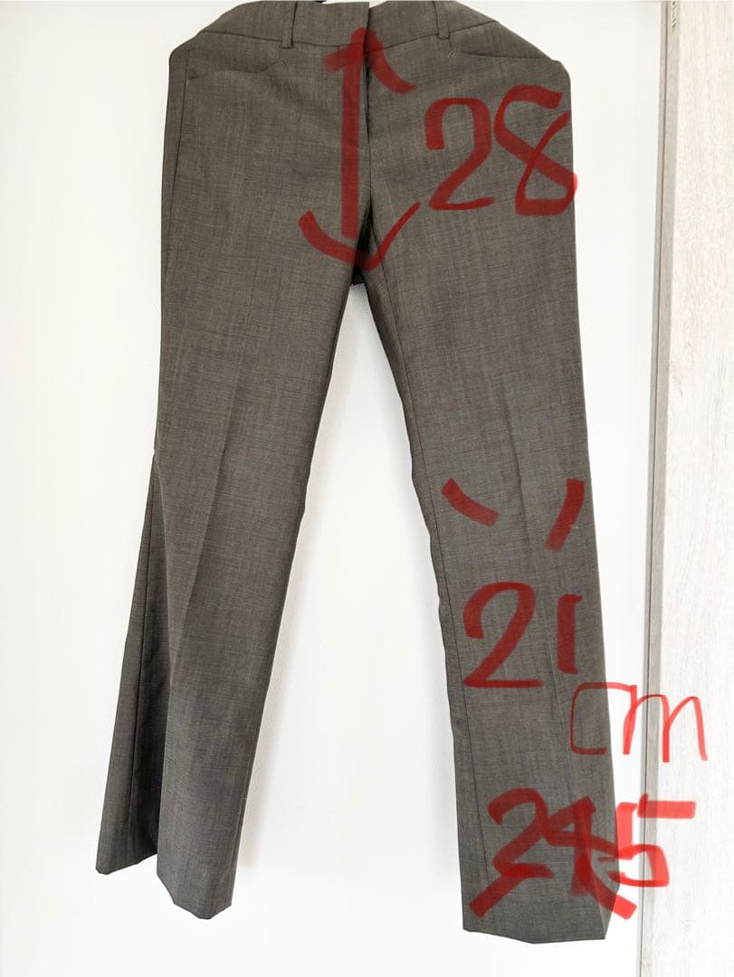 ICB 美品　グレー　3点セット　ジャケット　スカート　パンツ　11号9号