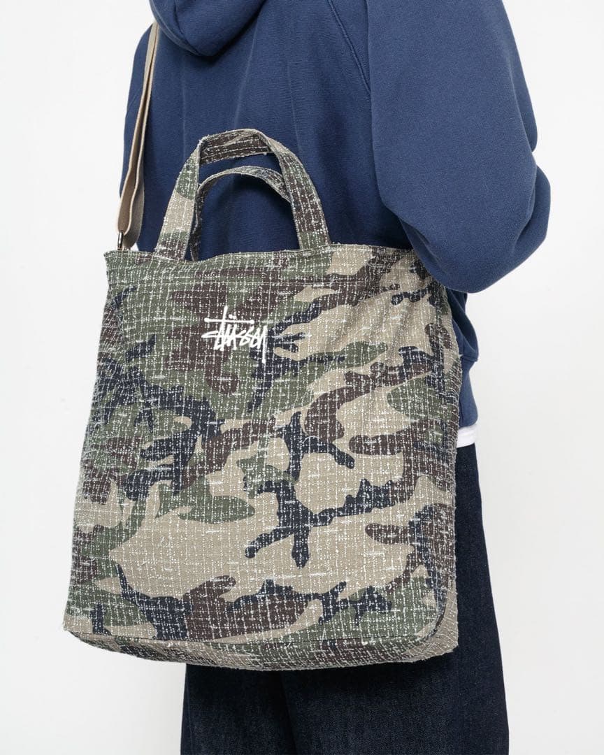 バッグ Stussy NEEDLE PUNCH CROSSBODY BAG camo