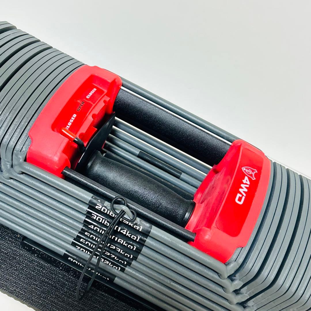 【送料無料】① 4WD ブロックダンベル 可変式ダンベル 約2.3kg〜41kg