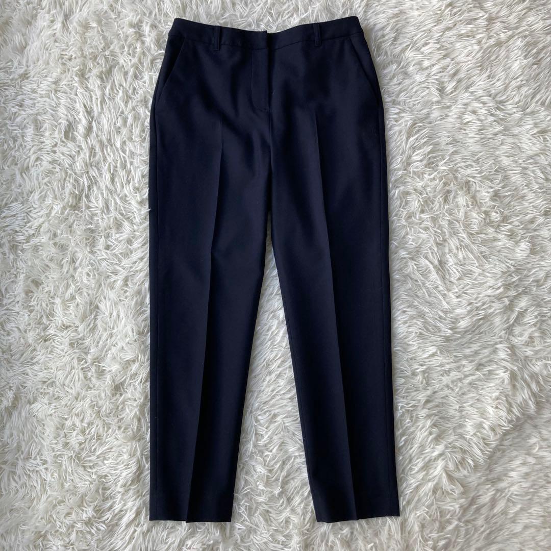 NATURAL BEAUTY BASIC ノーカラージャケット パンツスーツ M