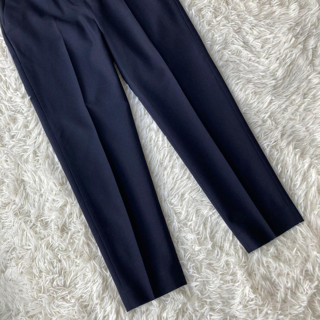 NATURAL BEAUTY BASIC ノーカラージャケット パンツスーツ M