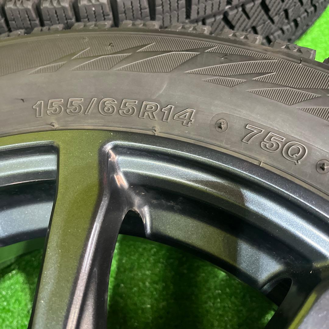 155/65R14 VRX2 アルミセット　2本分 送料込み 1663-①