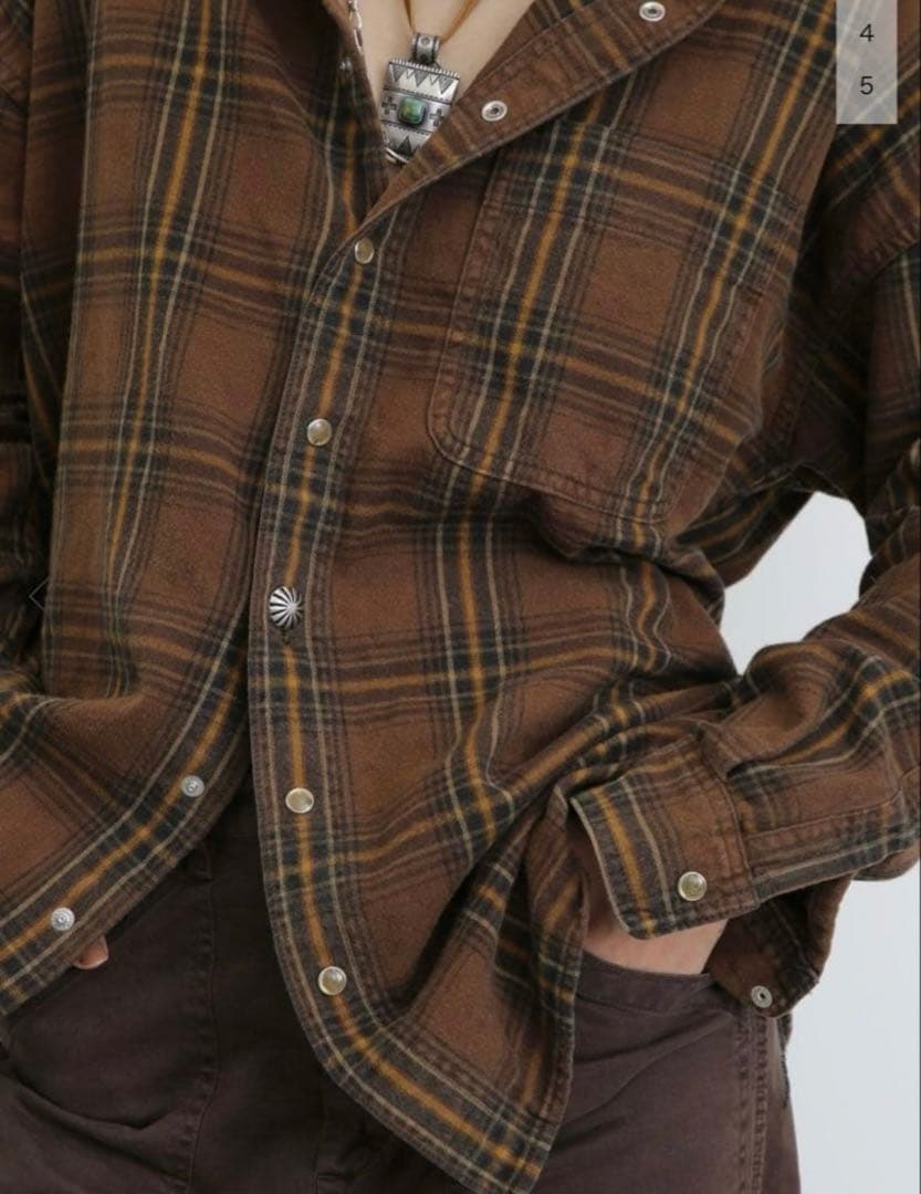 トップス L'Appartement REMI RELIEF check shirt