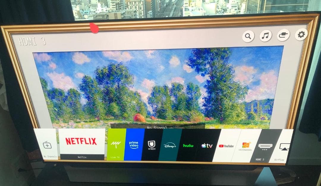 美品 LG 有機ELテレビ 55インチ 4K OLED55C8PJA