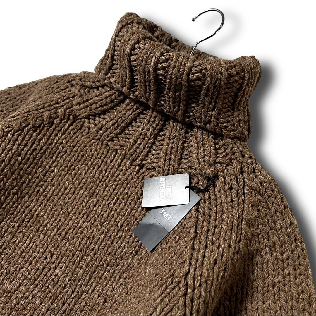 定価49500円 L TMT タートルネック セーター ニット ウール100％