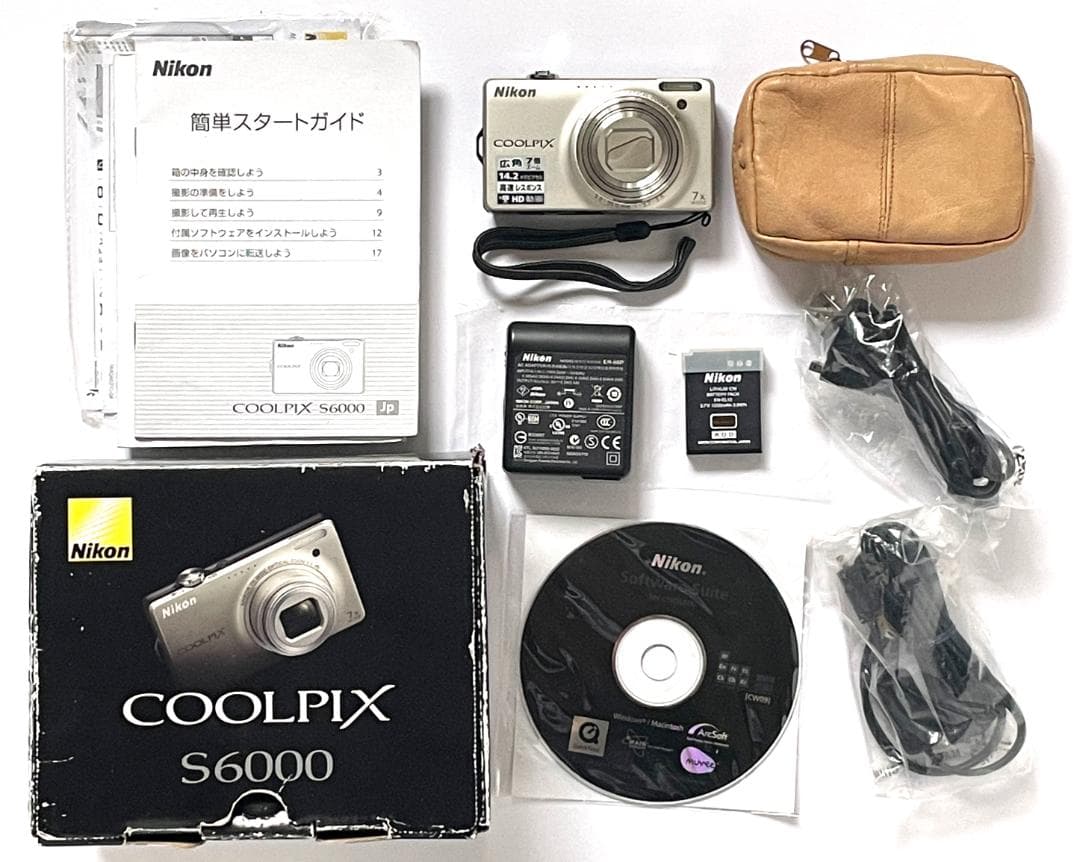 美品 ニコン Nikon COOLPIX S6000 元箱他付属あり