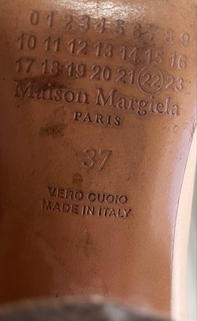 Maison Margiela 足袋アンクルブーツ 37 ベージュ マルジェラ