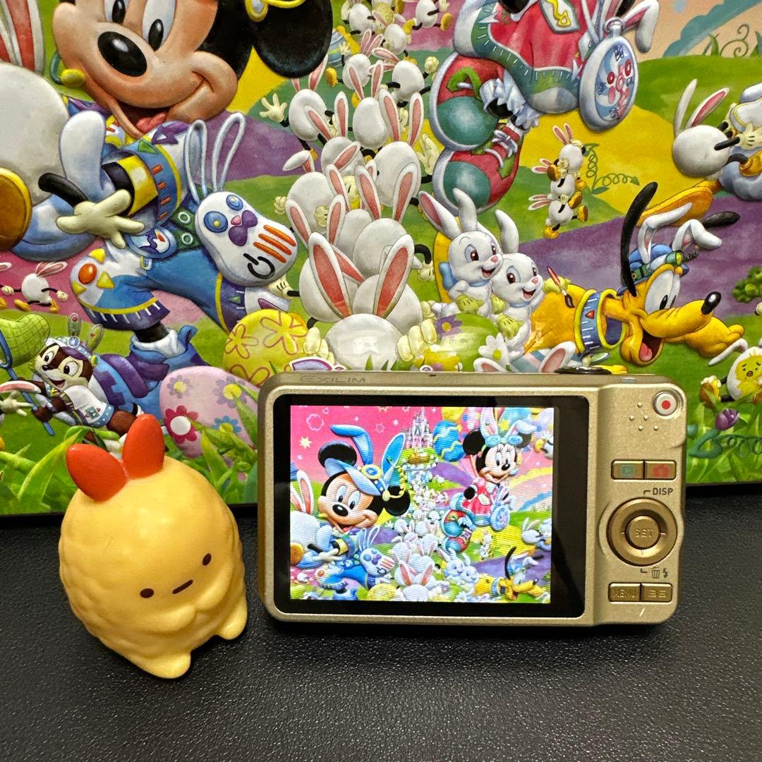 CASIO EXILIM ZOOM EX-Z90ゴールド　動作確認済　中古良品