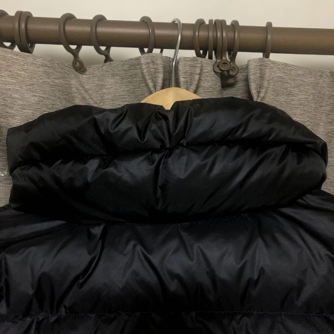 美品✨ドゥクラッセダウンジャケット艶AirダウンスタンドカラーコートXL大きめ黒