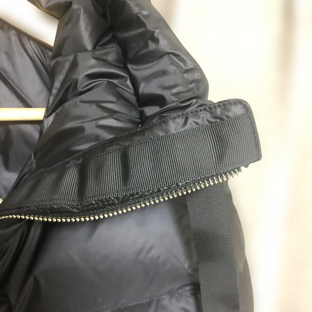 美品✨ドゥクラッセダウンジャケット艶AirダウンスタンドカラーコートXL大きめ黒