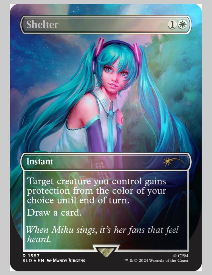 新品未開封 MTG Secret Lair 初音ミク 春 EN Foil