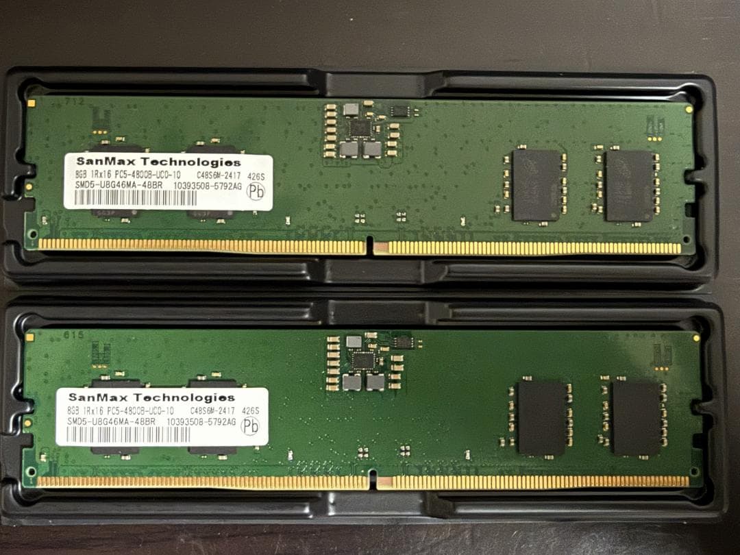 SanMax DDR5-4800 8GB×2枚（16GB）②