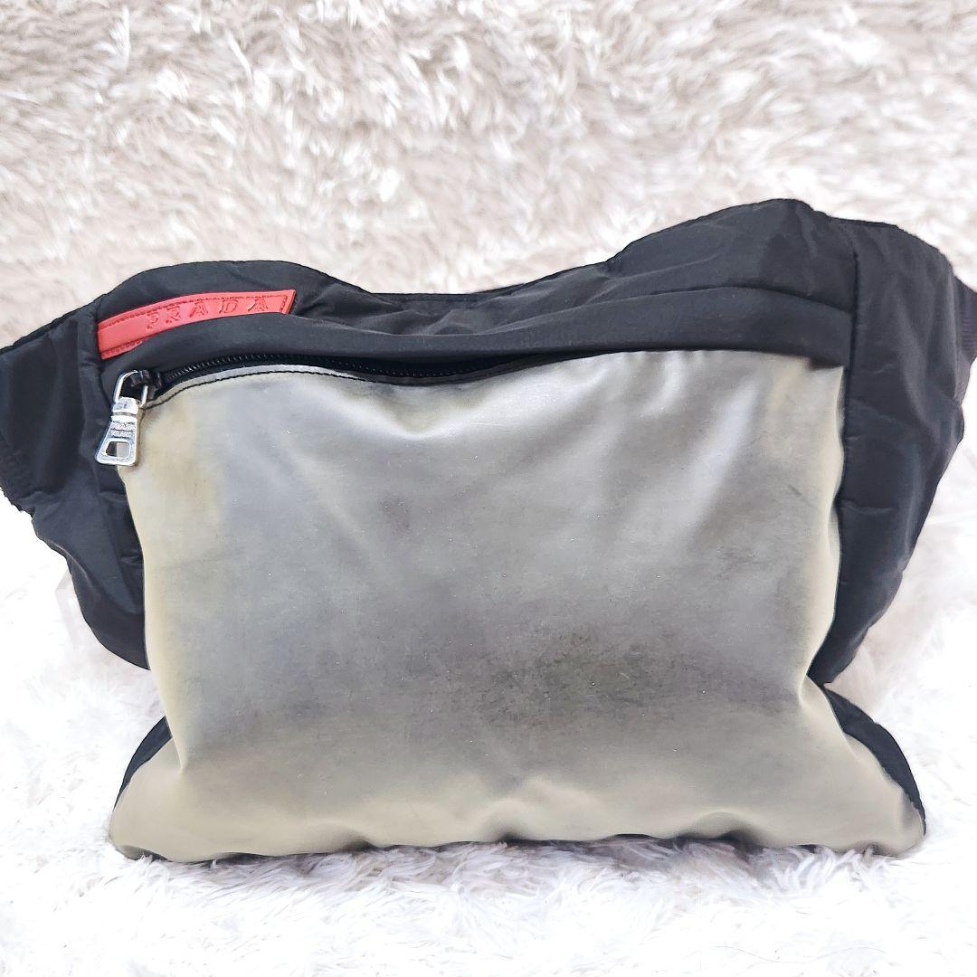 希少種 ギャランティカード付 ナイロン ボディバッグ プラダスポーツ PRADA