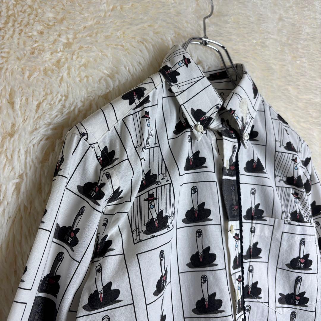 ✮M　長袖シャツ　ナンバーナイン　宮下期　アーカイブ期　アート　世界観　日本製✮